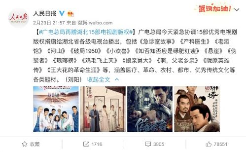 共抗疫情顯擔當，湖北廣電獲贈多部精品影視劇版權助力抗疫宣傳